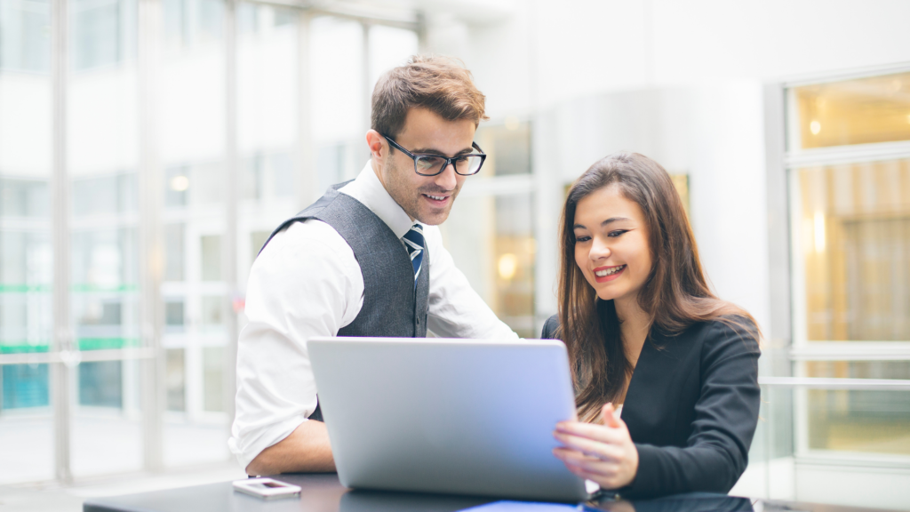 Accountant working with bookkeeper